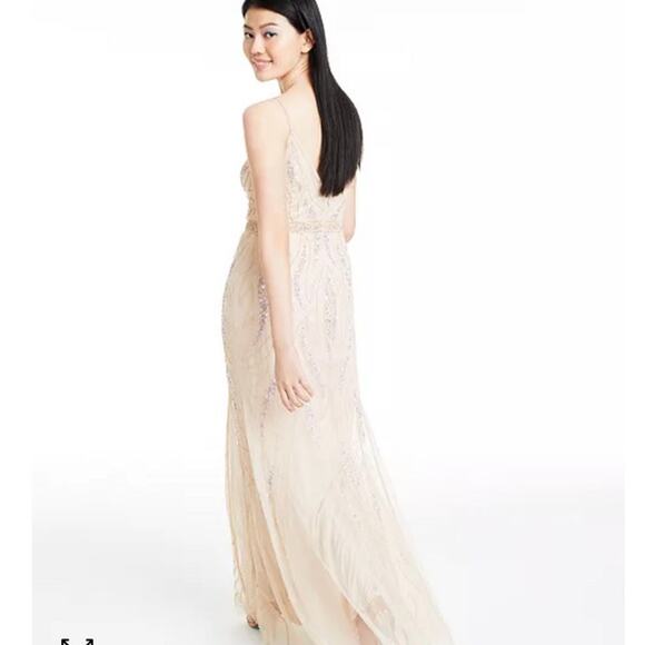 NWT Jump Women's Beaded Mesh Gown size 9 - 10 - Picture 6 of 12